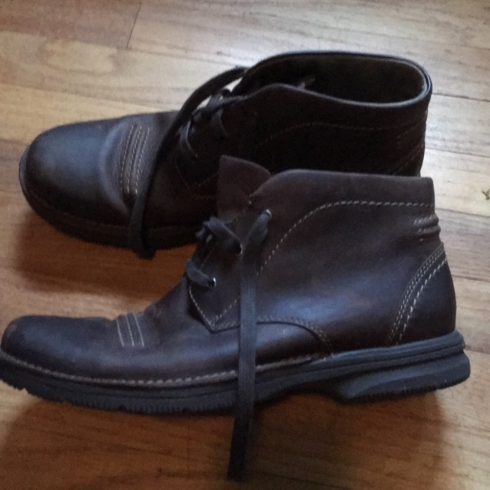 Clarks genuine leather boots